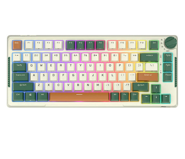 Royal Kludge RKH81 RGB (Sky cyan switch) - Zielona RKH 81 skycyan green - 1198934 - zdjęcie